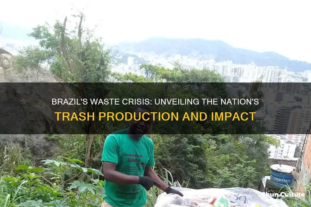 how much trash does brazil produce