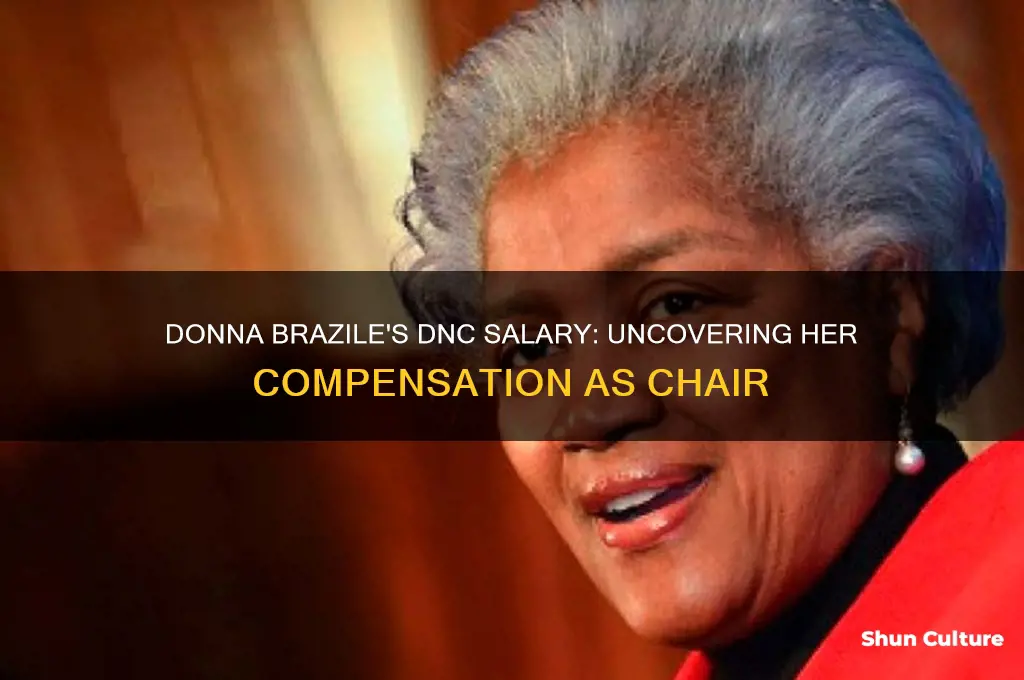 how much was donna brazile paid to run the dnc