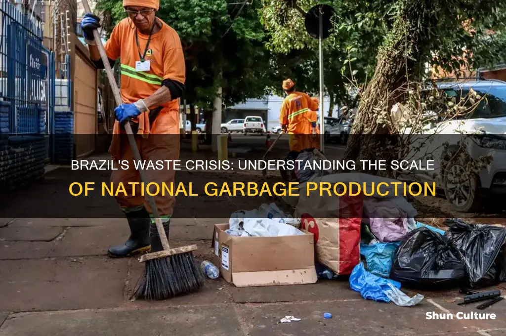 how much waste does brazil produce