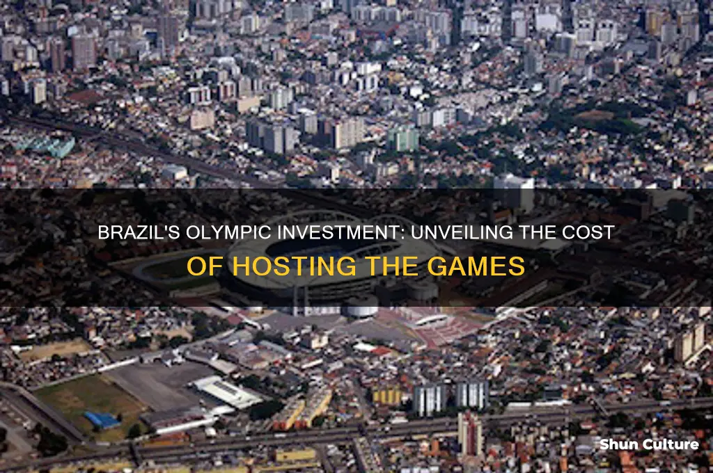 how much will brazil spend on the olympics
