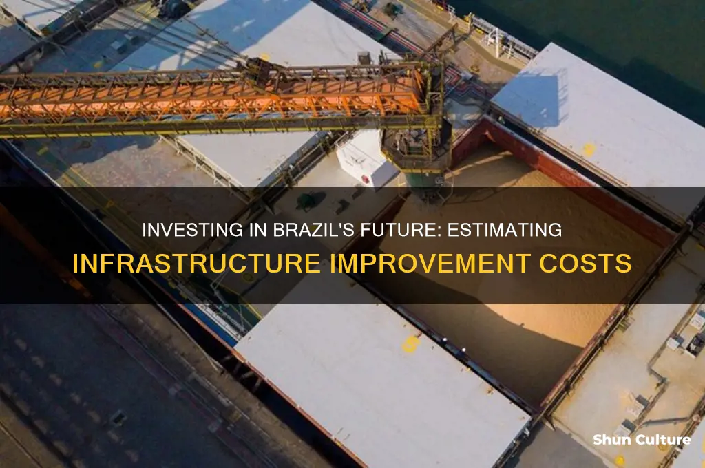 how much would it cost to improve infrastructure in brazil