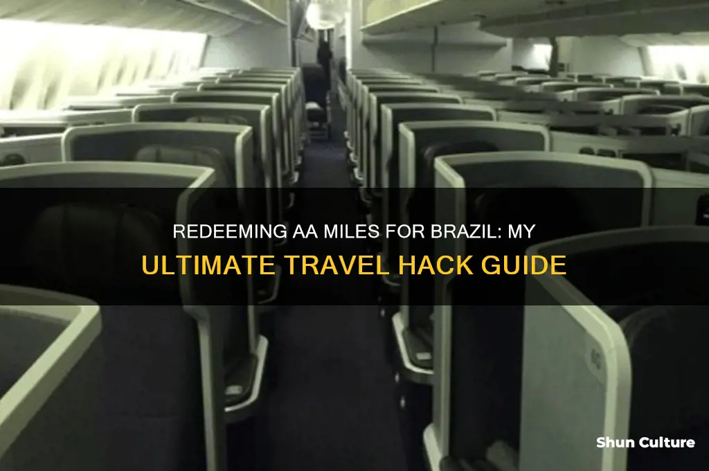 how my aa miles to travel to brazil redeem