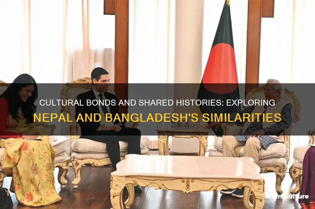 how nepal and bangladesh are similar