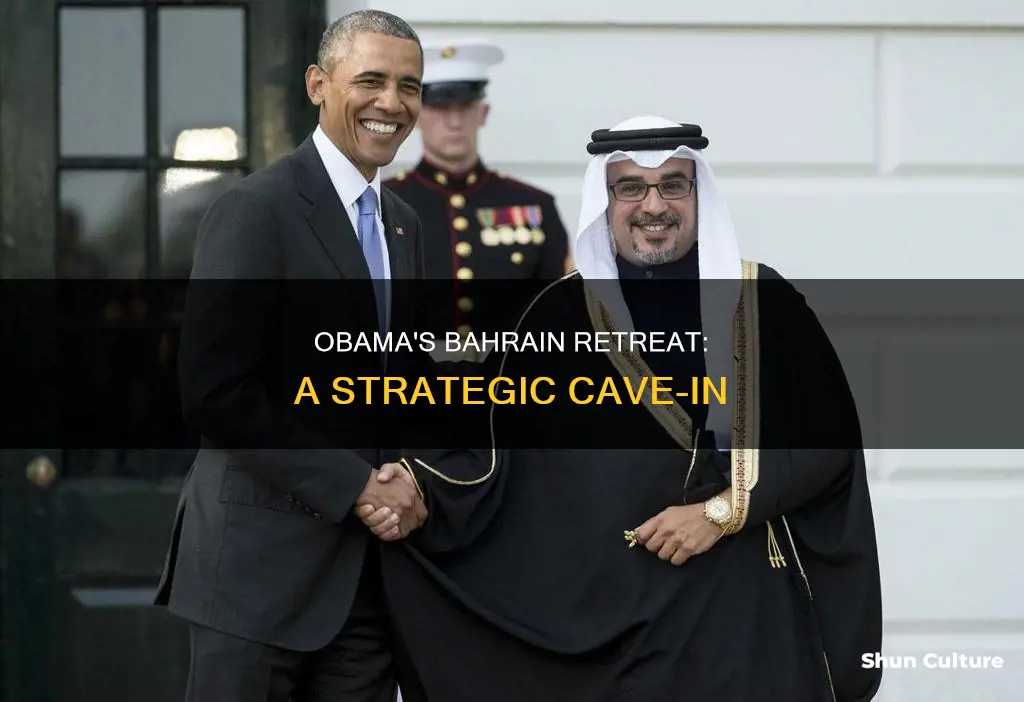 how obama caved on bahrain