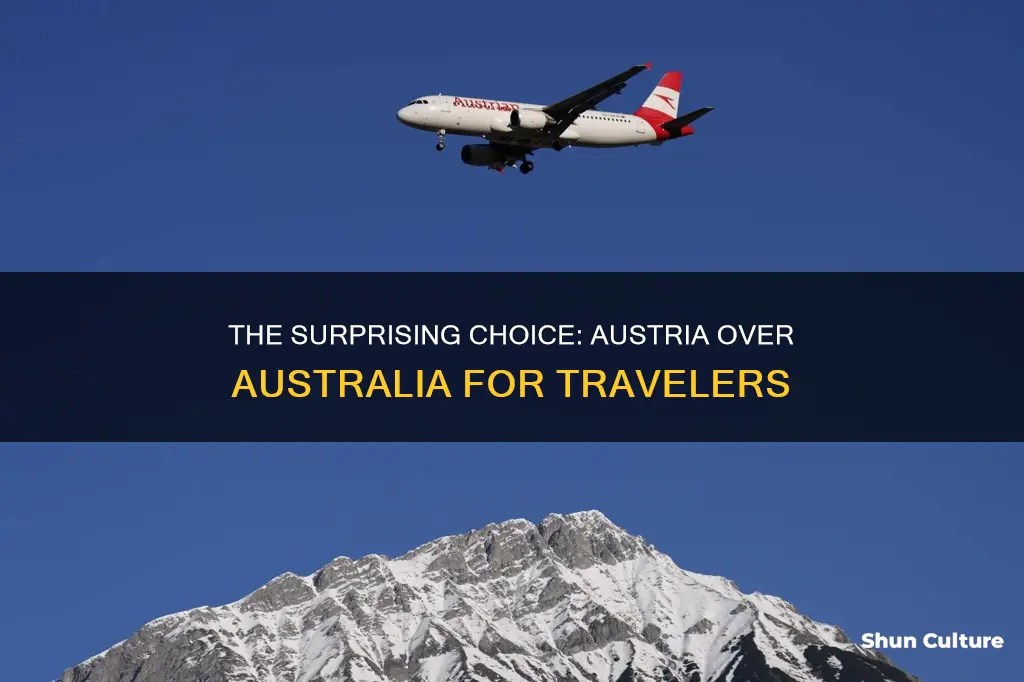 how often do people fly to austria instead of australia