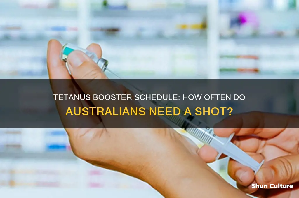 how often do you need a tetanus booster australia