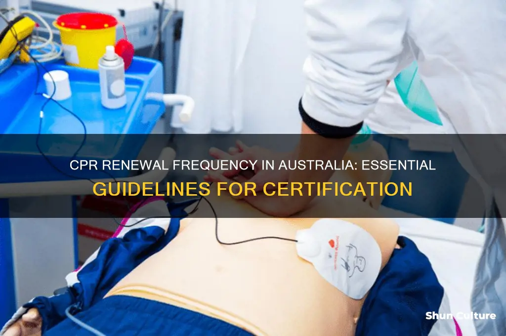 how often does cpr need to be renewed in australia