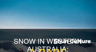 how often does it snow in western australia