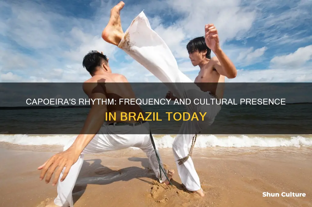 how often is capoeira played in brazil