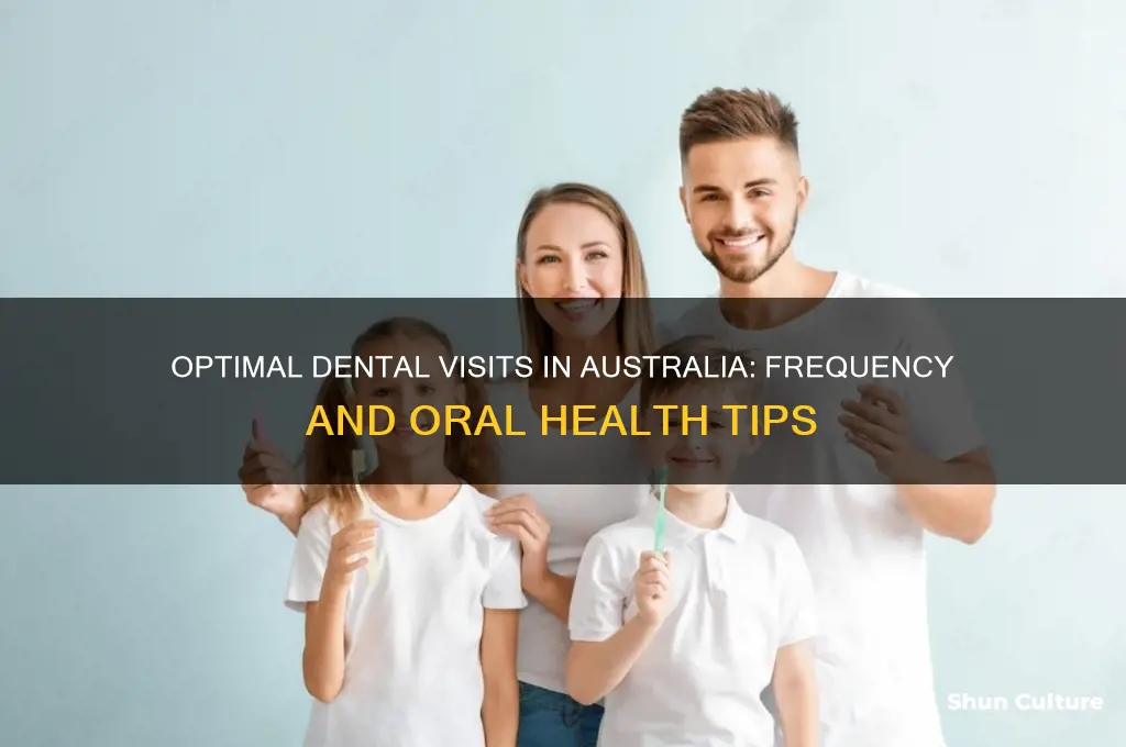 how often should you go to the dentist australia