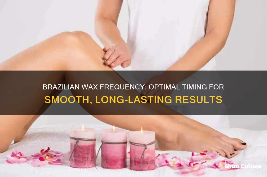 how often to get a brazilan wax