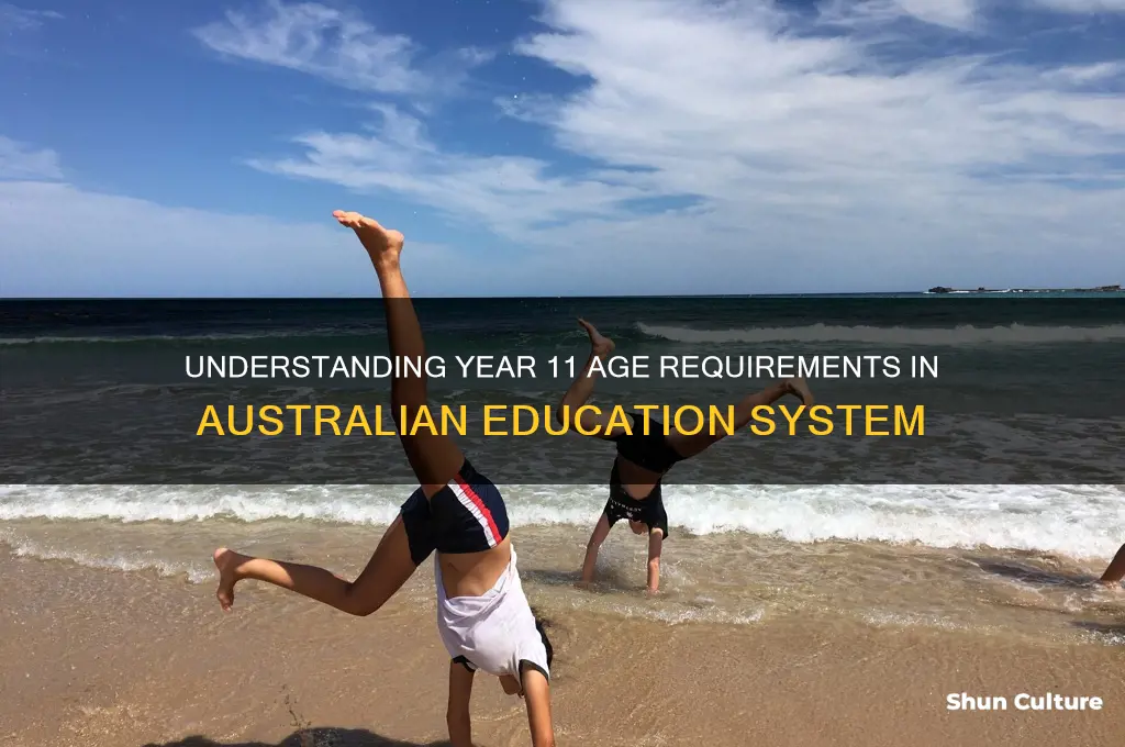 how old are you in year 11 australia