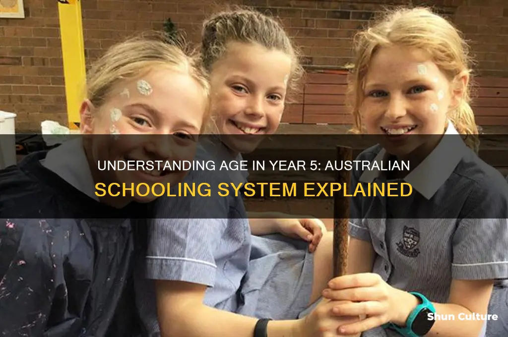 how old are you in year 5 australia
