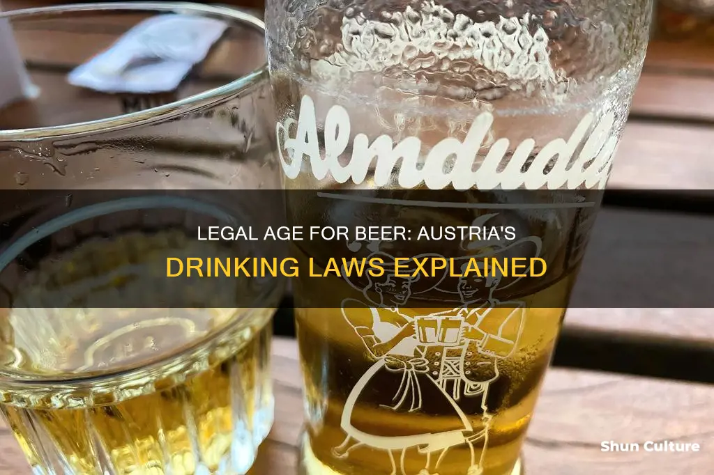 how old can you drink beer in austria