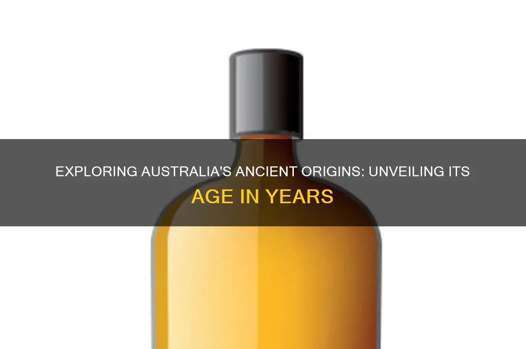 how old is australia in years