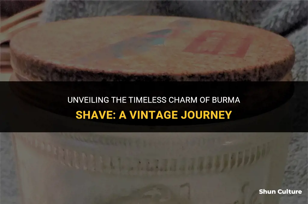 how old is burma shave