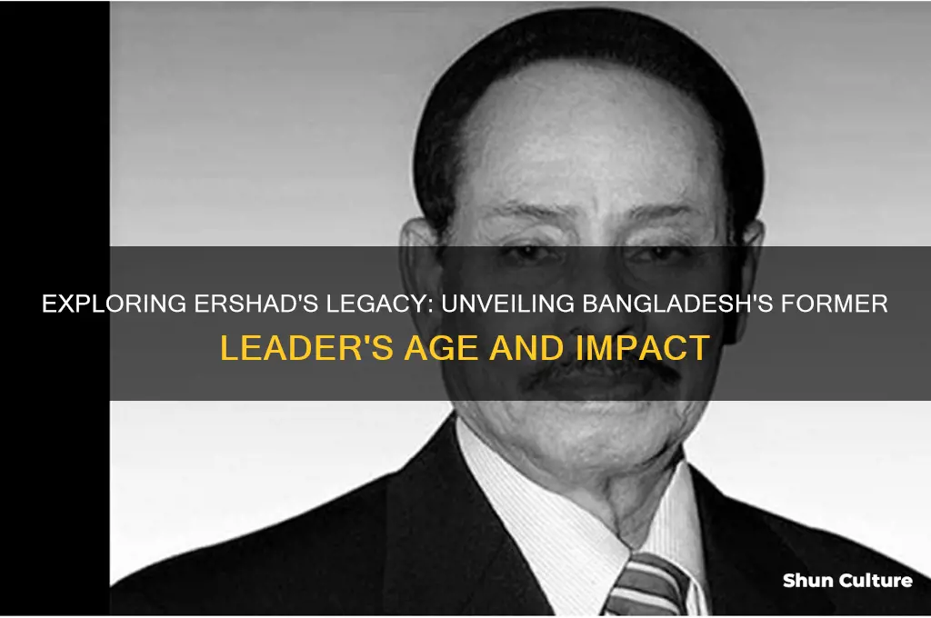 how old is ershad bangladesh