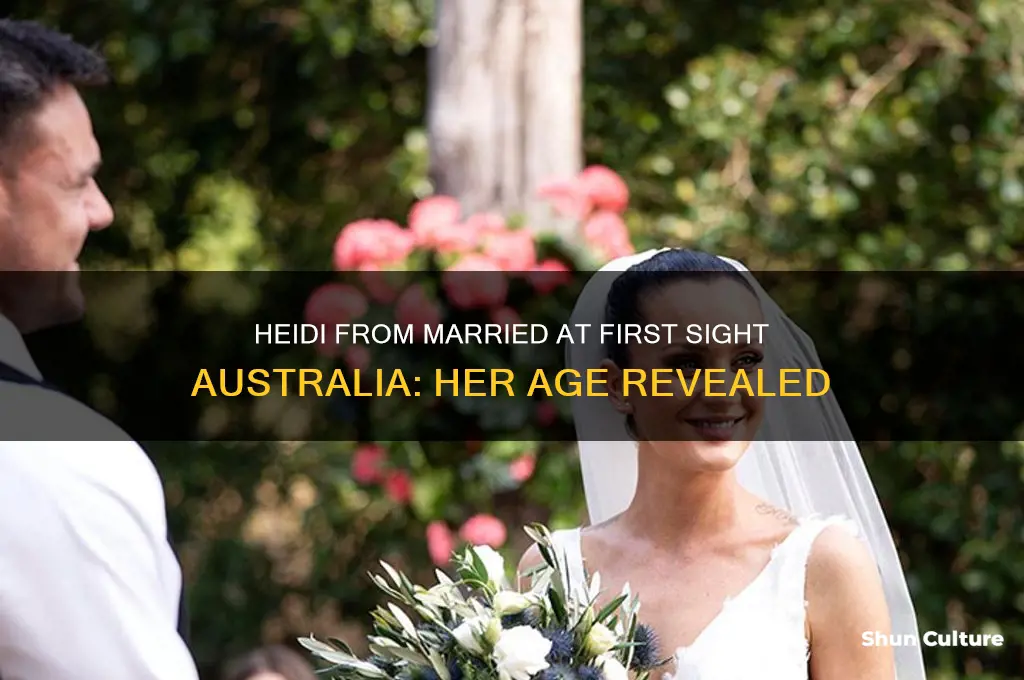how old is heidi from married at first sight australia