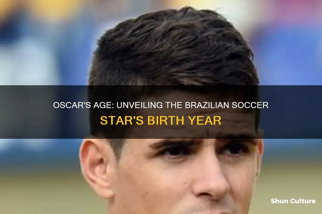 how old is oscar brazil soccer player