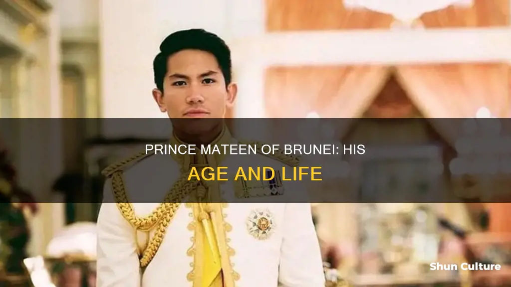 how old is prince mateen of brunei