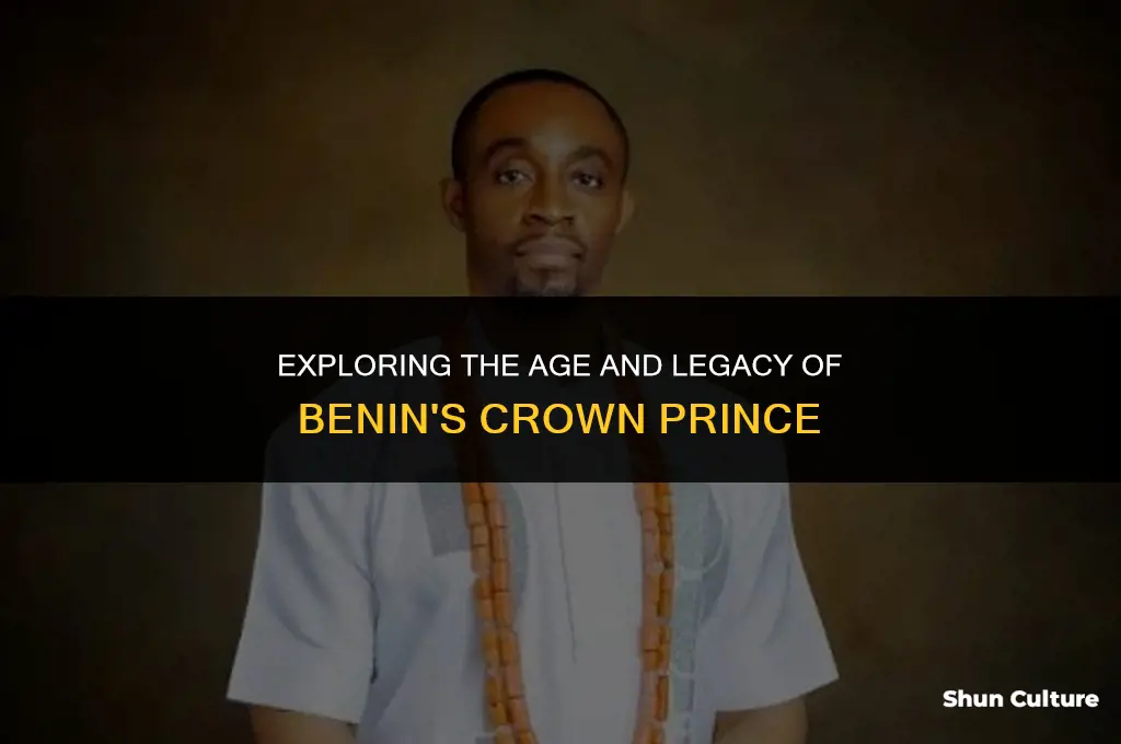 how old is the crown prince of benin kingdom