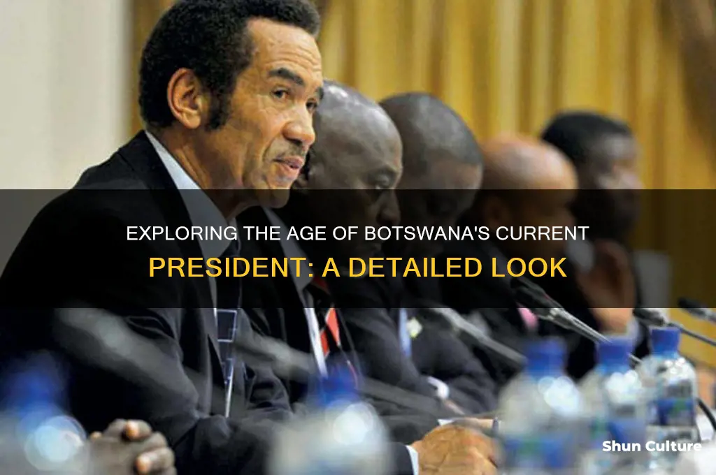 how old is the current president of botswana