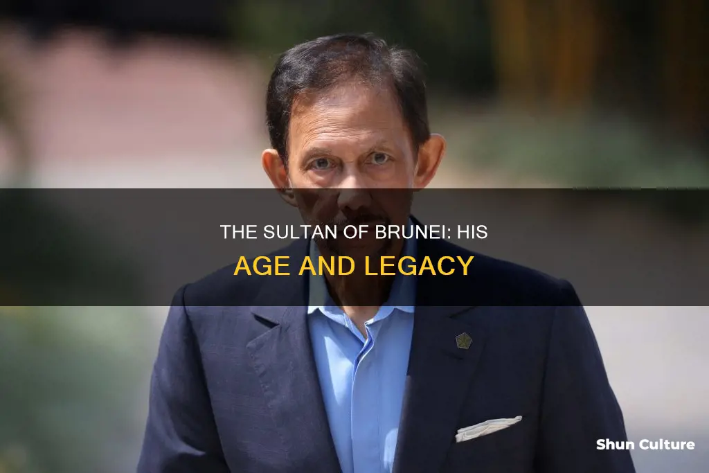 how old is the sultan of brunei