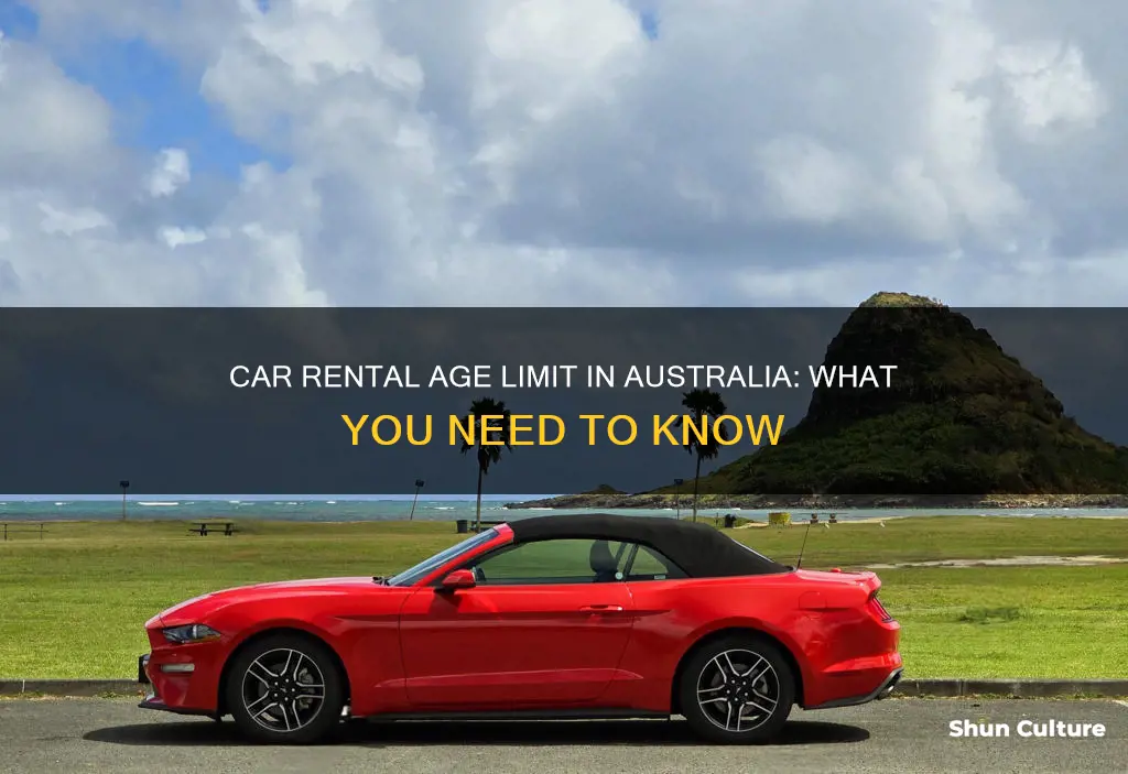 how old to rent a car in australia