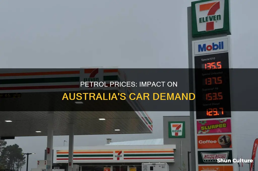 how petrol prices affect car demand in australia