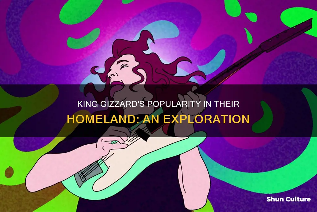 how popular are king gizzard in australia