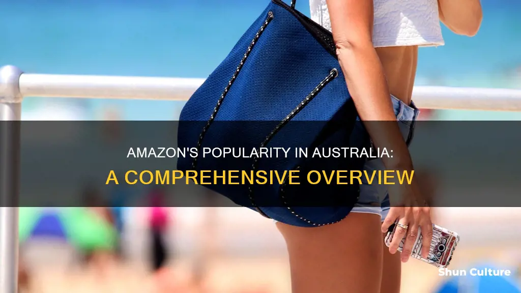 how popular is amazon in australia