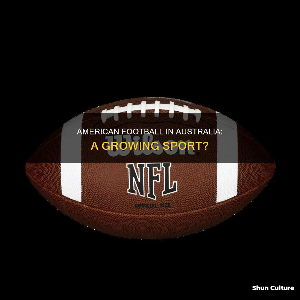 how popular is american football in australia