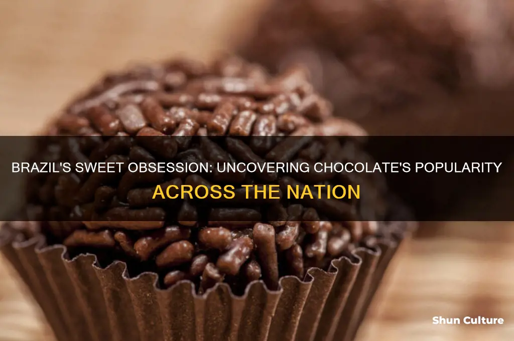 how popular is chocolate in brazil