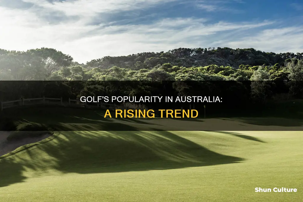 how popular is golf in australia