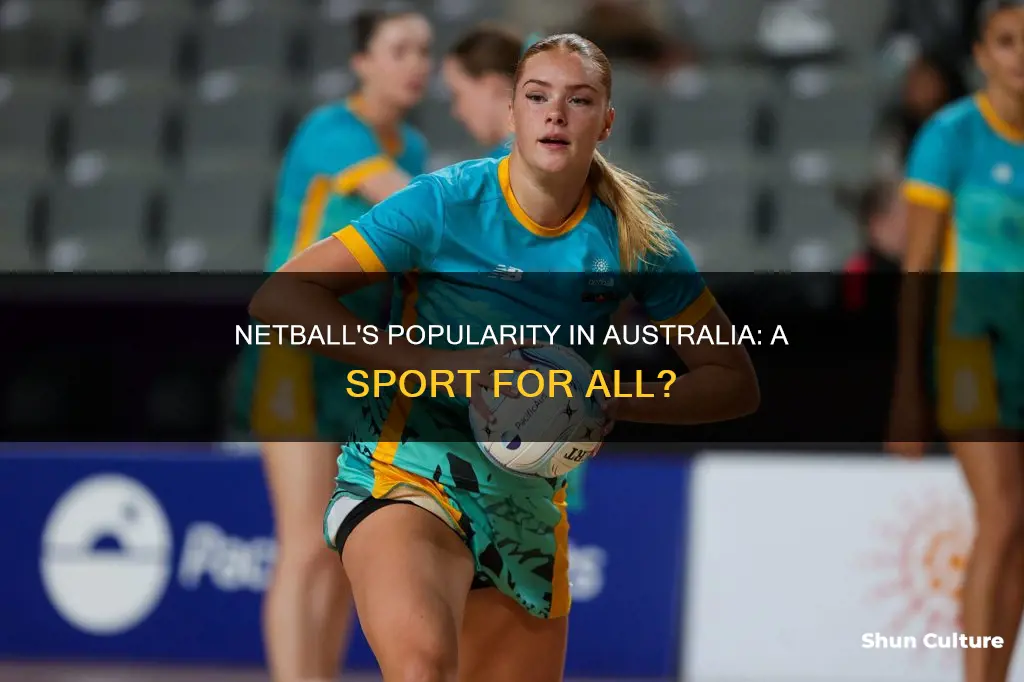 how popular is netball in australia