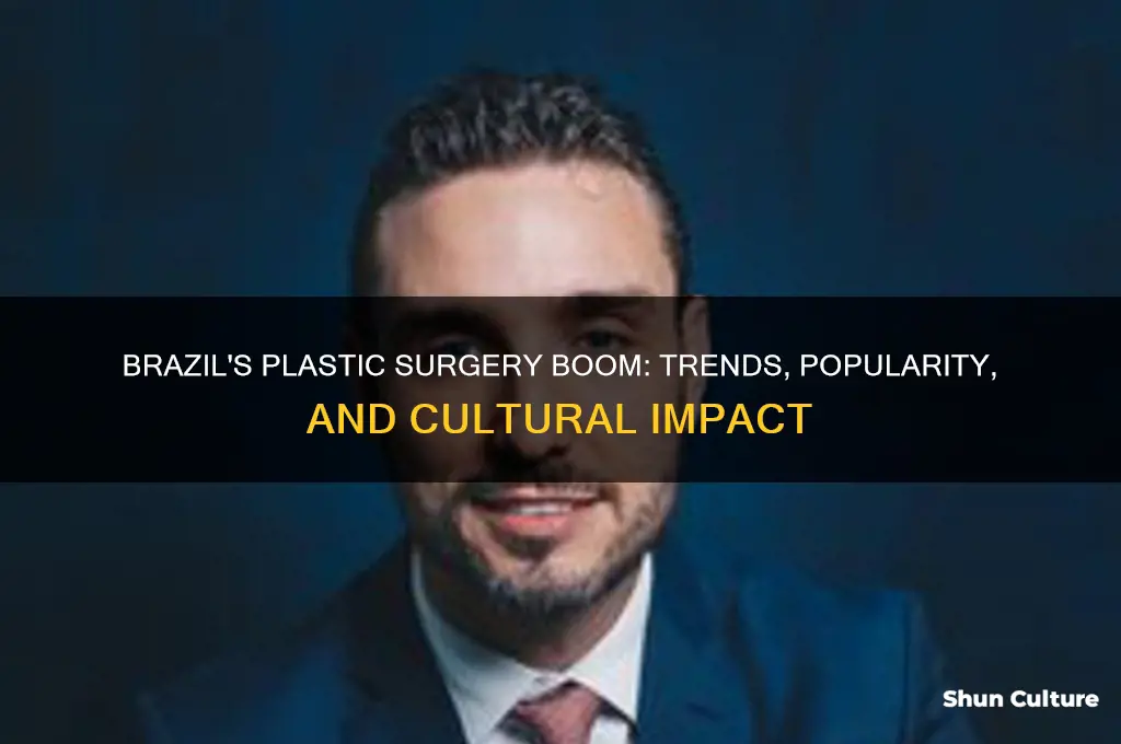 how popular is plastic surgery in brazil