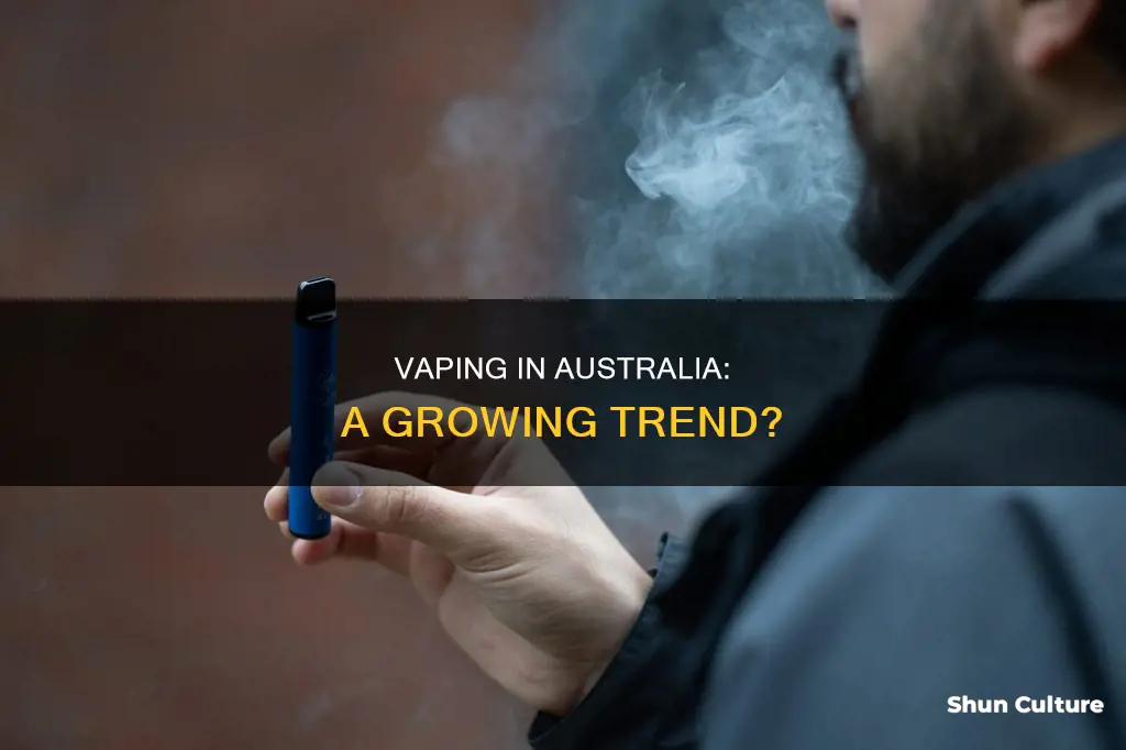 how popular is vaping in australia