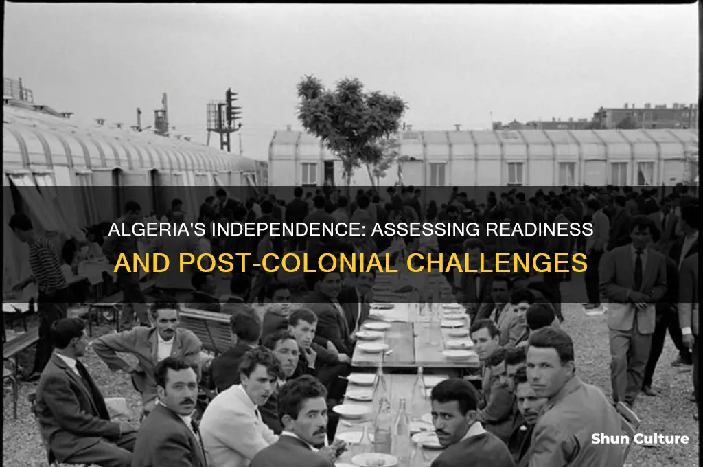 how prepared was algeria for independence
