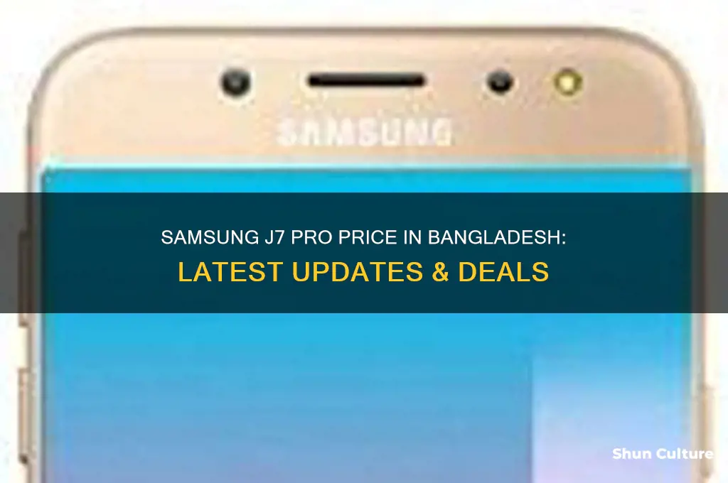 how price samsung j7 pro in bangladesh