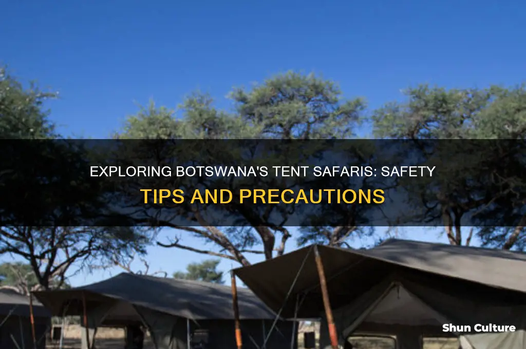 how safe are tent safaris botswana