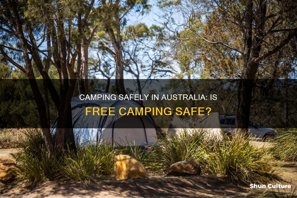 how safe is free camping in australia