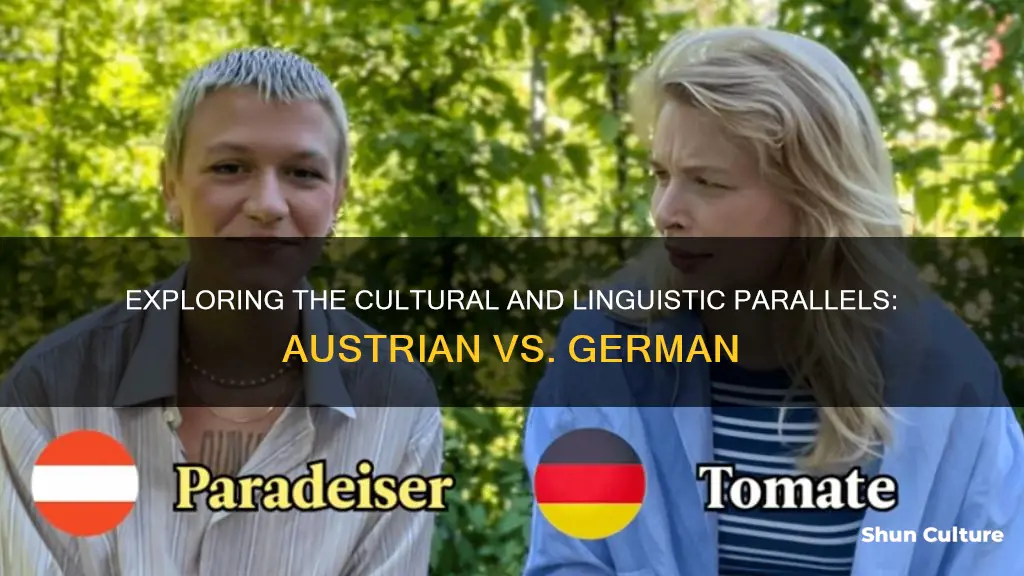 how similar are austrian and german