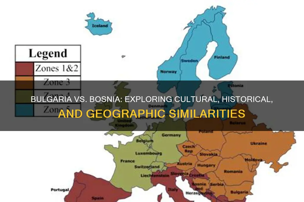 how similar is bulgaria to bosnian