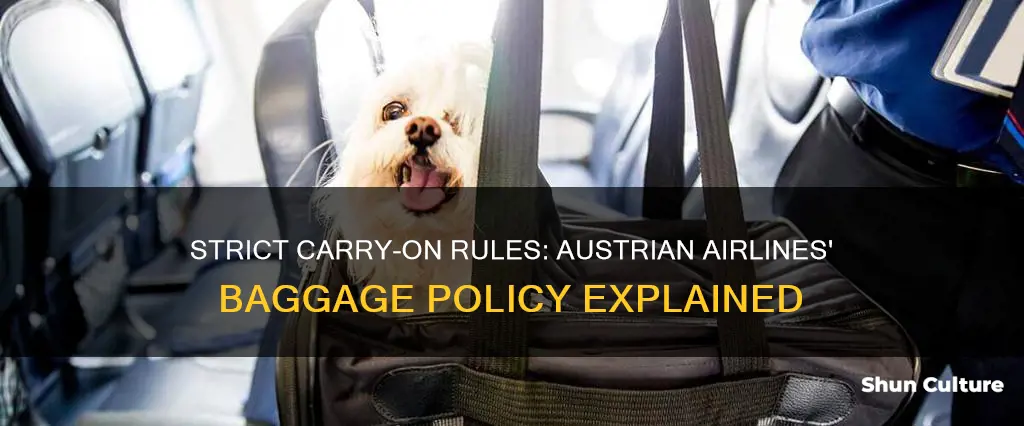 how strict is austrian airlines with carry on