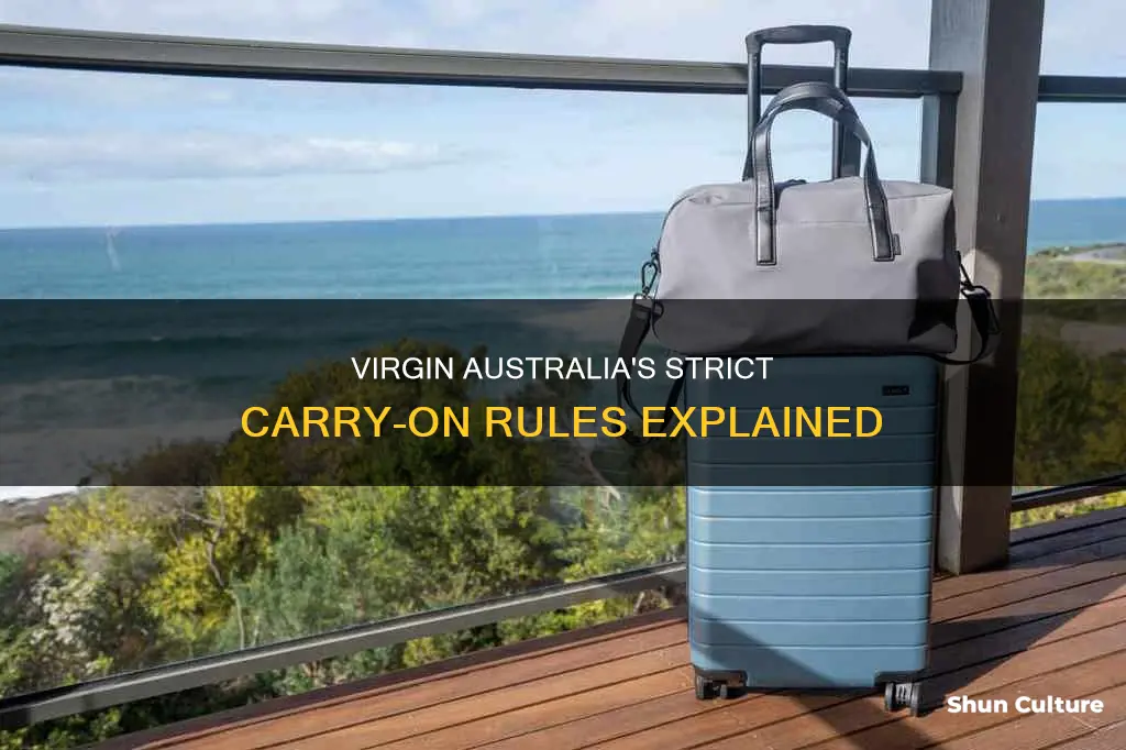 how strict is virgin australia carry on size