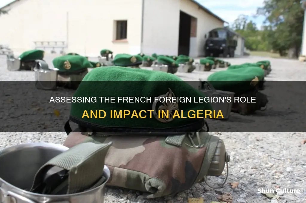 how successful was the foreign legion in algeria