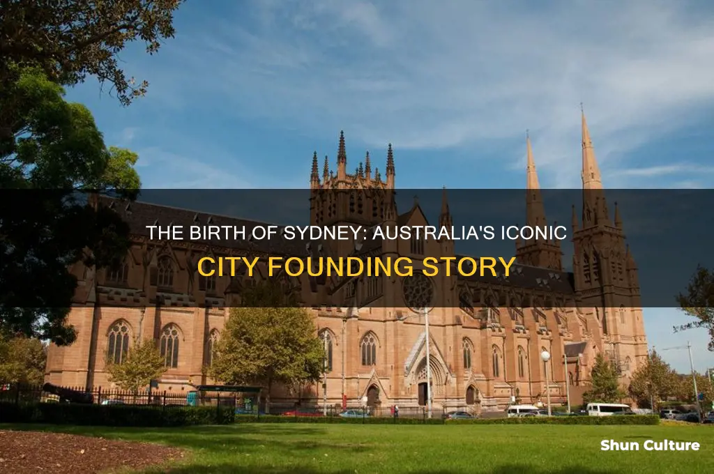 how sydney australia was founded
