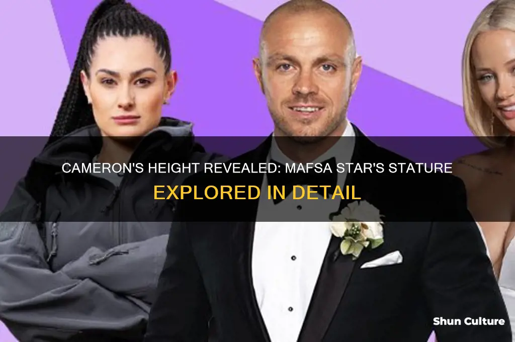 how tall is cameron from married at first sight australia