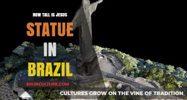 Discovering the Height of Brazil's Iconic Jesus Statue