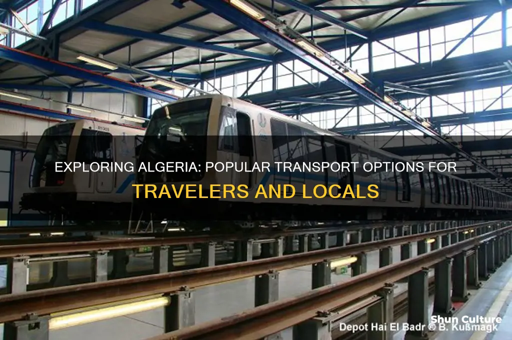 how tdo people travel in algeria